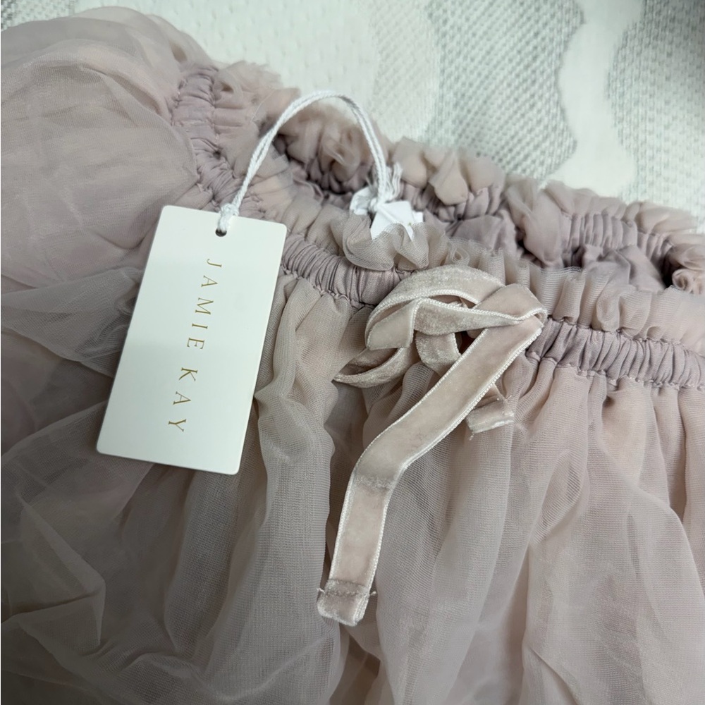 Jamie Kay Blush Tulle Skirt - Picture 2 of 4